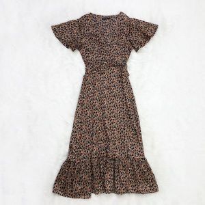 Nasty Gal Collection Midi wrap Dress